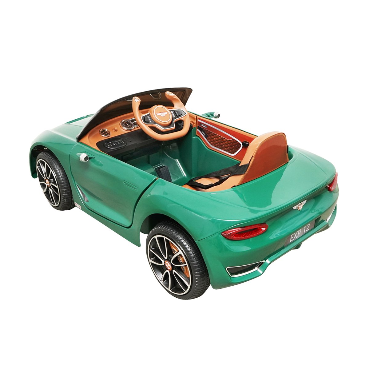 Masinuta electrica cu acumulator si telecomanda Bentley verde 6V/7Ah JE1166